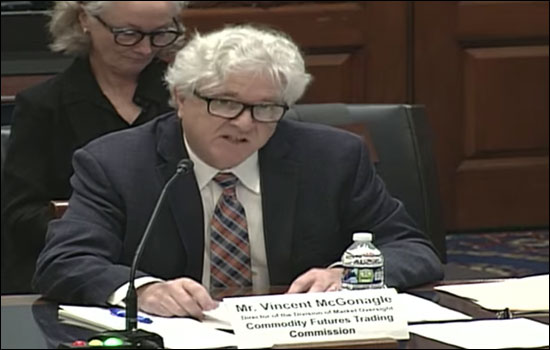Vincent McGonagle, CFTC