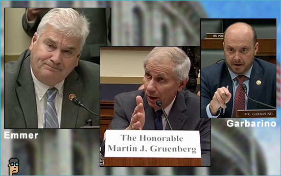 FDIC's Martin Gruenberg and Majority Whip Tom Emmer