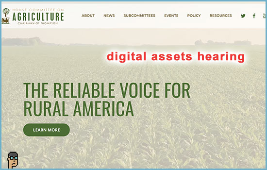 House Agriculture Hearing