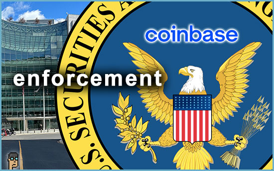 Coinbase enforcement action