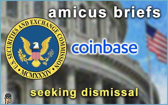 Amicus Briefs for Coinbase