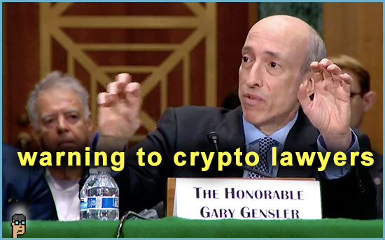 warning to crypto lawyers