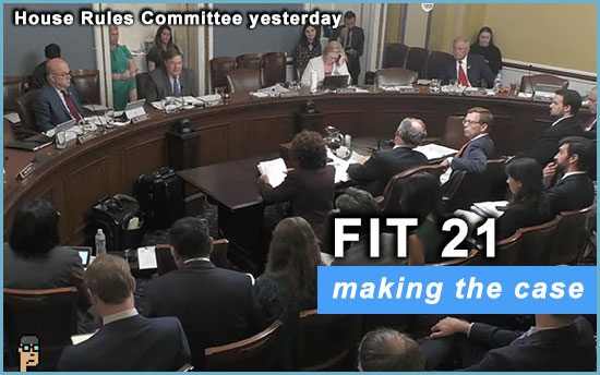 FIT 21 in the House Rules Committee